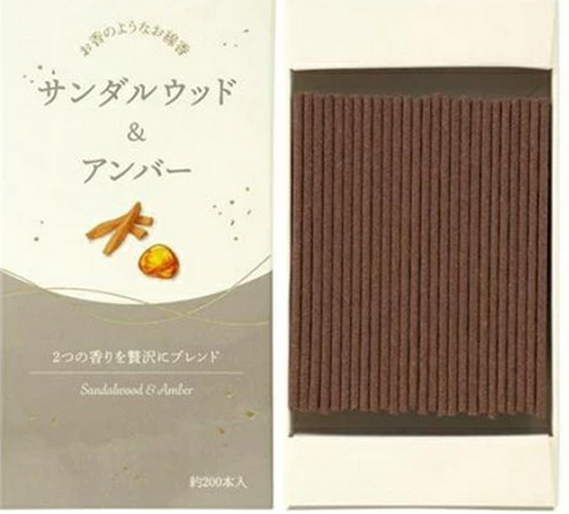 お香のようなお線香サンダルウッド&アンバー